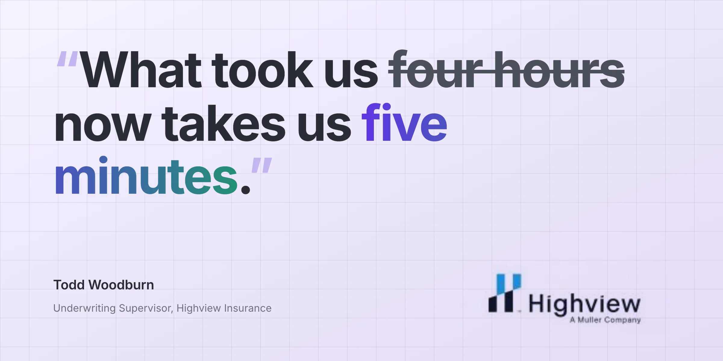 Real Results from Real Underwriters