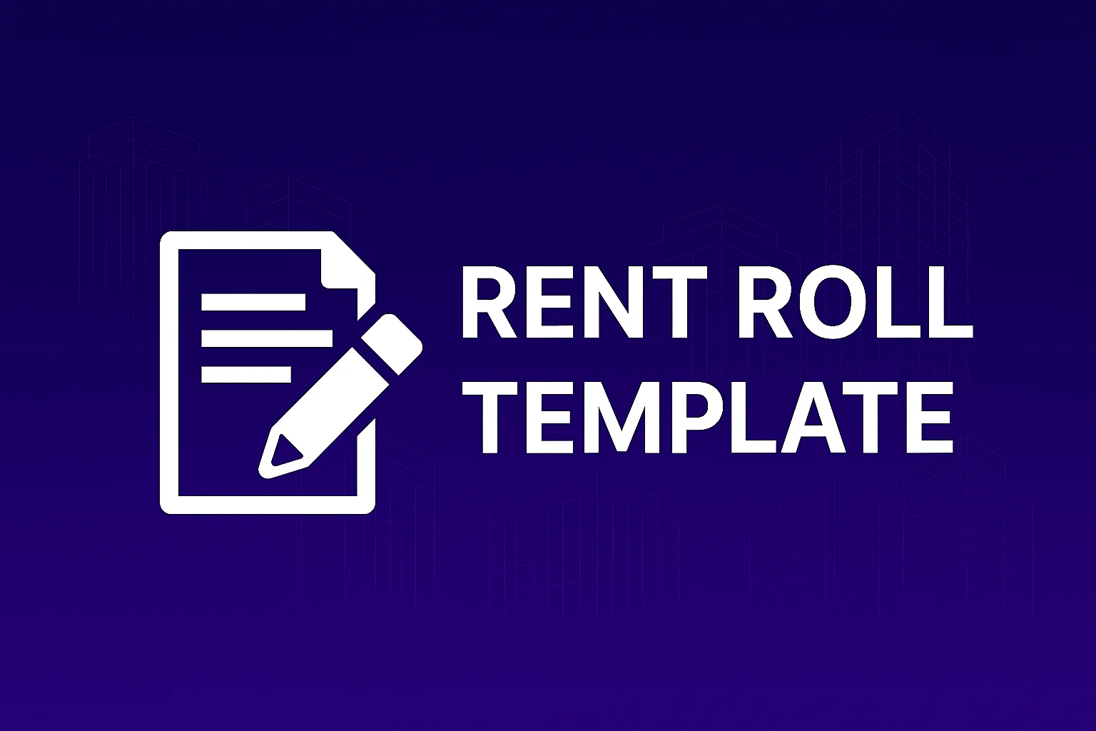 Rent Roll Template: Free Excel Download, Reporting Guide & Comparison