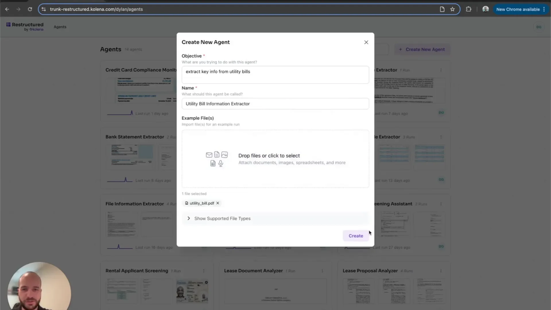 Creating a new AI agent