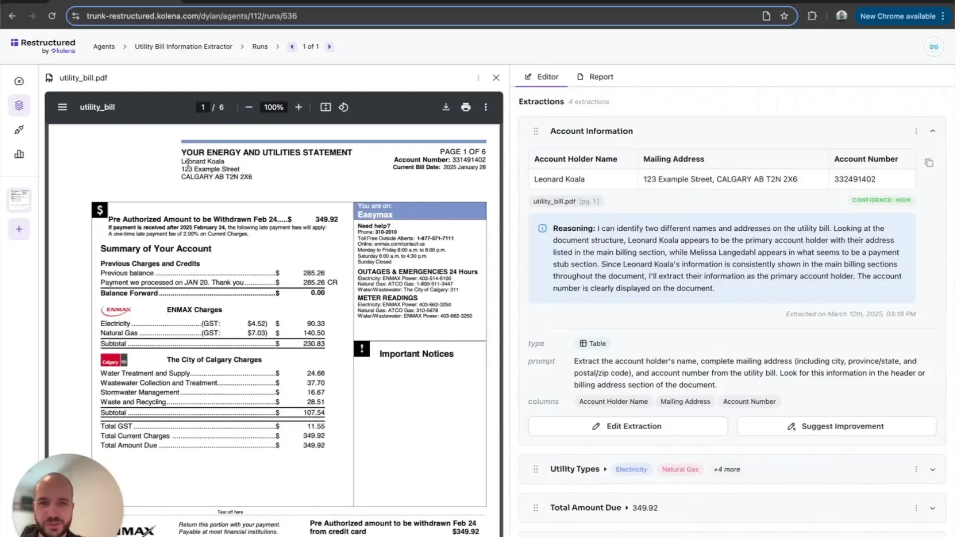 Verifying sample data accuracy
