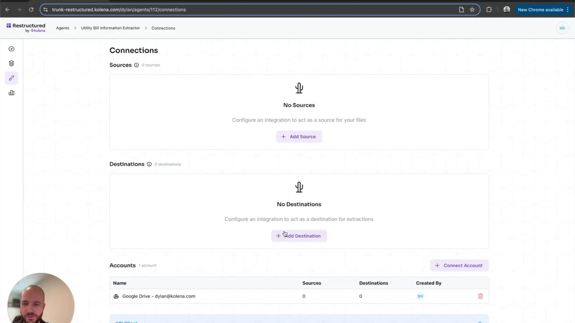 Configuring data connections