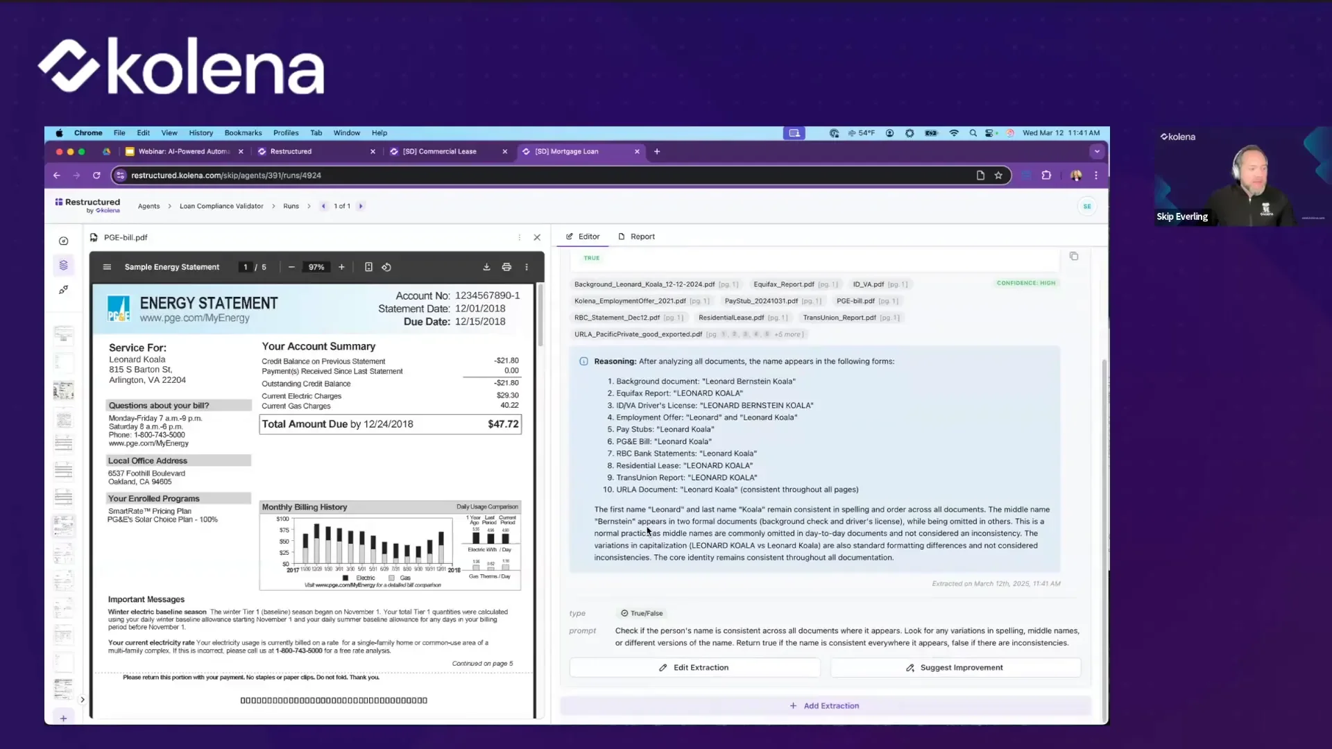 AI loan application compliance use case