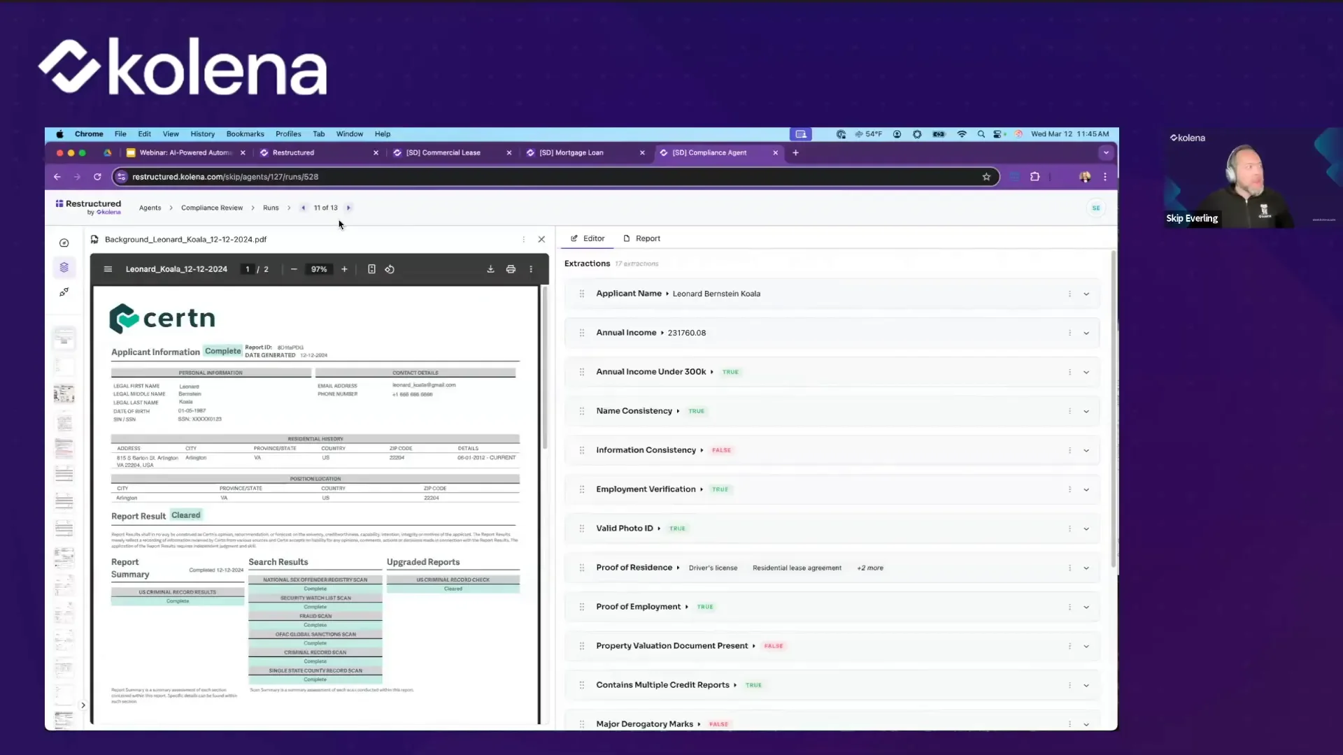AI Contract analysis use case