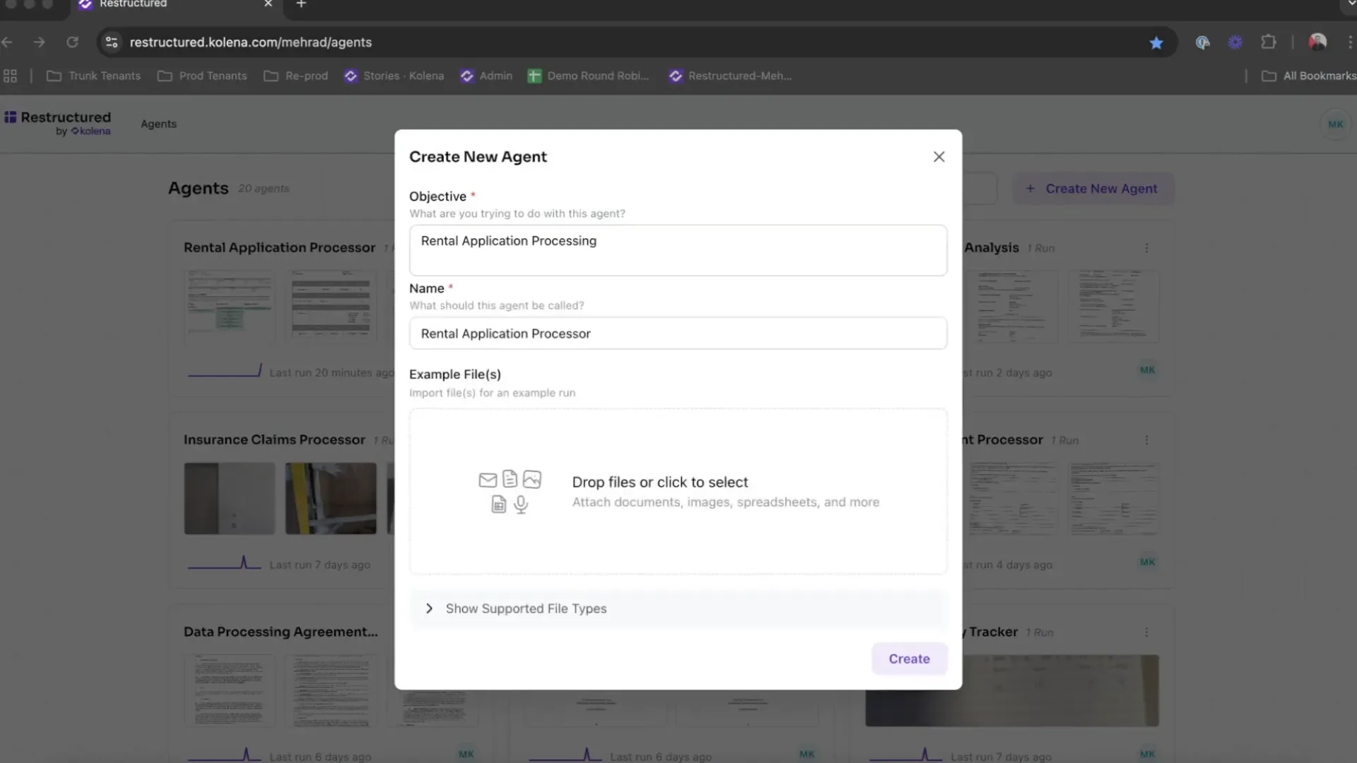 Creating a new AI agent