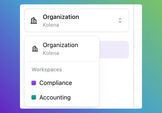 Seperate Workspaces with background