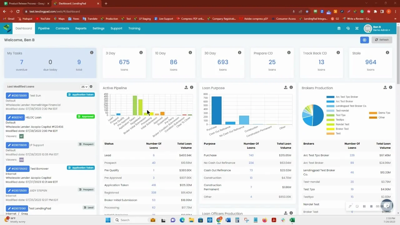 LendingPad Screenshot