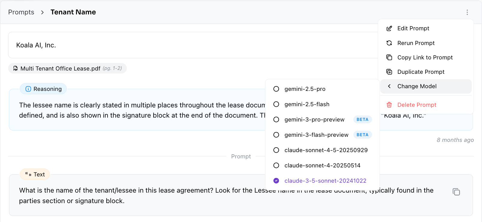 Kolena automatically picks the right model