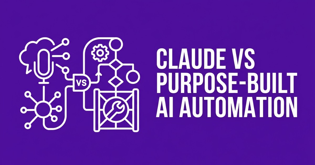 Claude vs. Purpose-Built AI Automation: The Real ROI Difference for Document Workflows