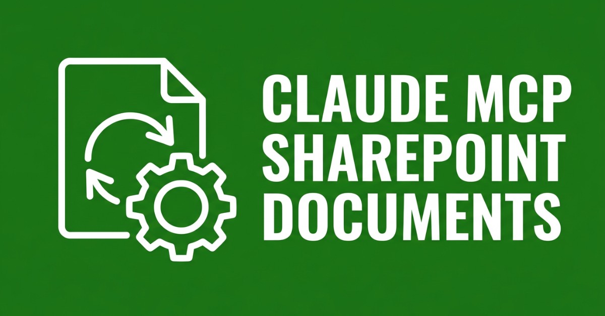 Does Connecting Claude to SharePoint Over MCP Give You an AI Document Workflow?