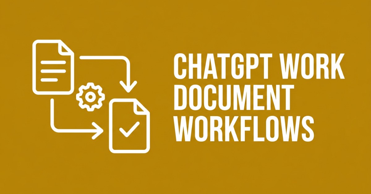 ChatGPT Work for AI Document Workflows: What It Automates and What You'd Still Own