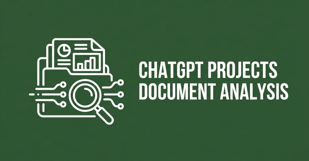 ChatGPT Projects for AI Document Analysis: What They Cover and What You'd Own