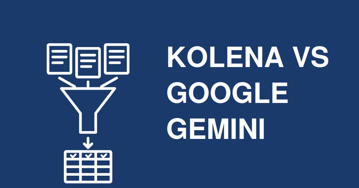 Kolena vs. Google Gemini: Workflow AI vs. Workspace AI